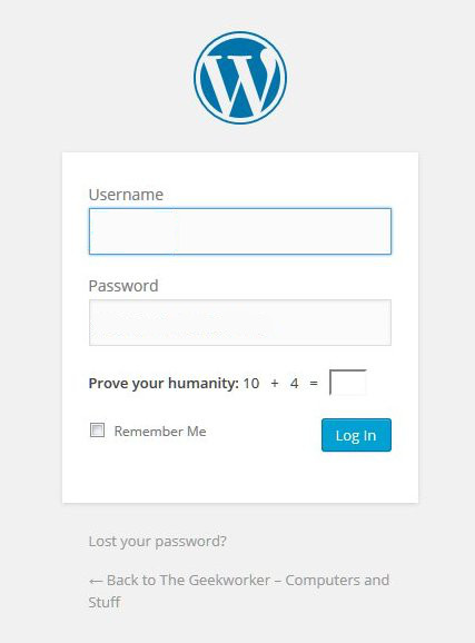 How to Disable WordPress “Prove your Humanity” captcha code question
